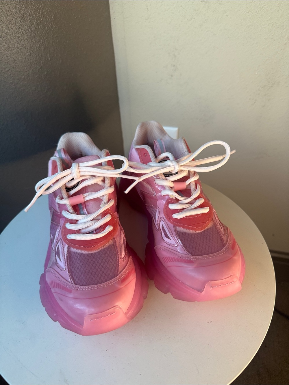 Axel arigato Pink gummy Lace-Up Sneakers - Casual Active Shoes
